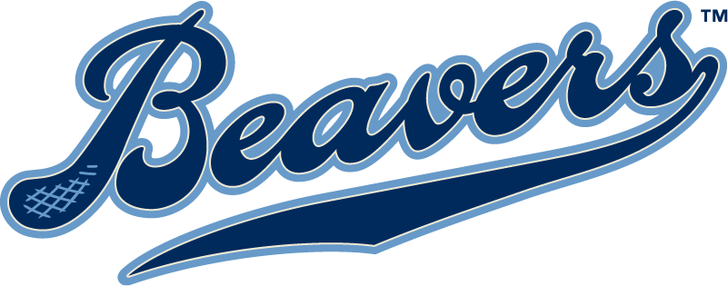 Portland beavers 2008-2010 wordmark logo iron on transfers for T-shirts